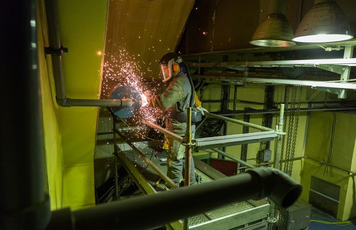 Dismantling work in the power plant Greifswald